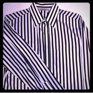 YSL Striped Button-up Shirt!